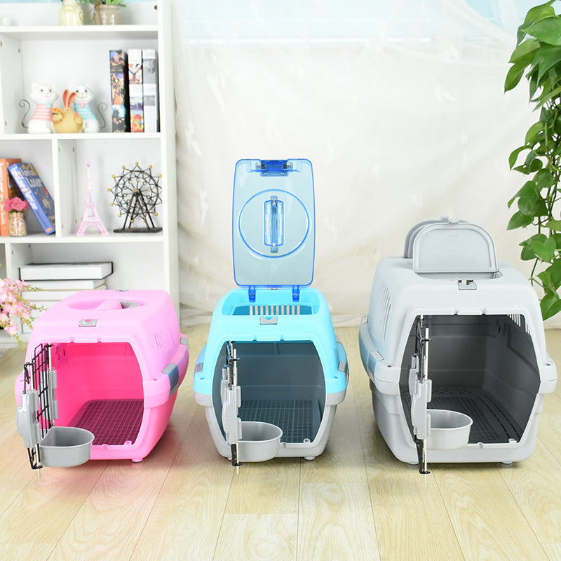 Portable Pet Airline Carrier for Dogs and Cats