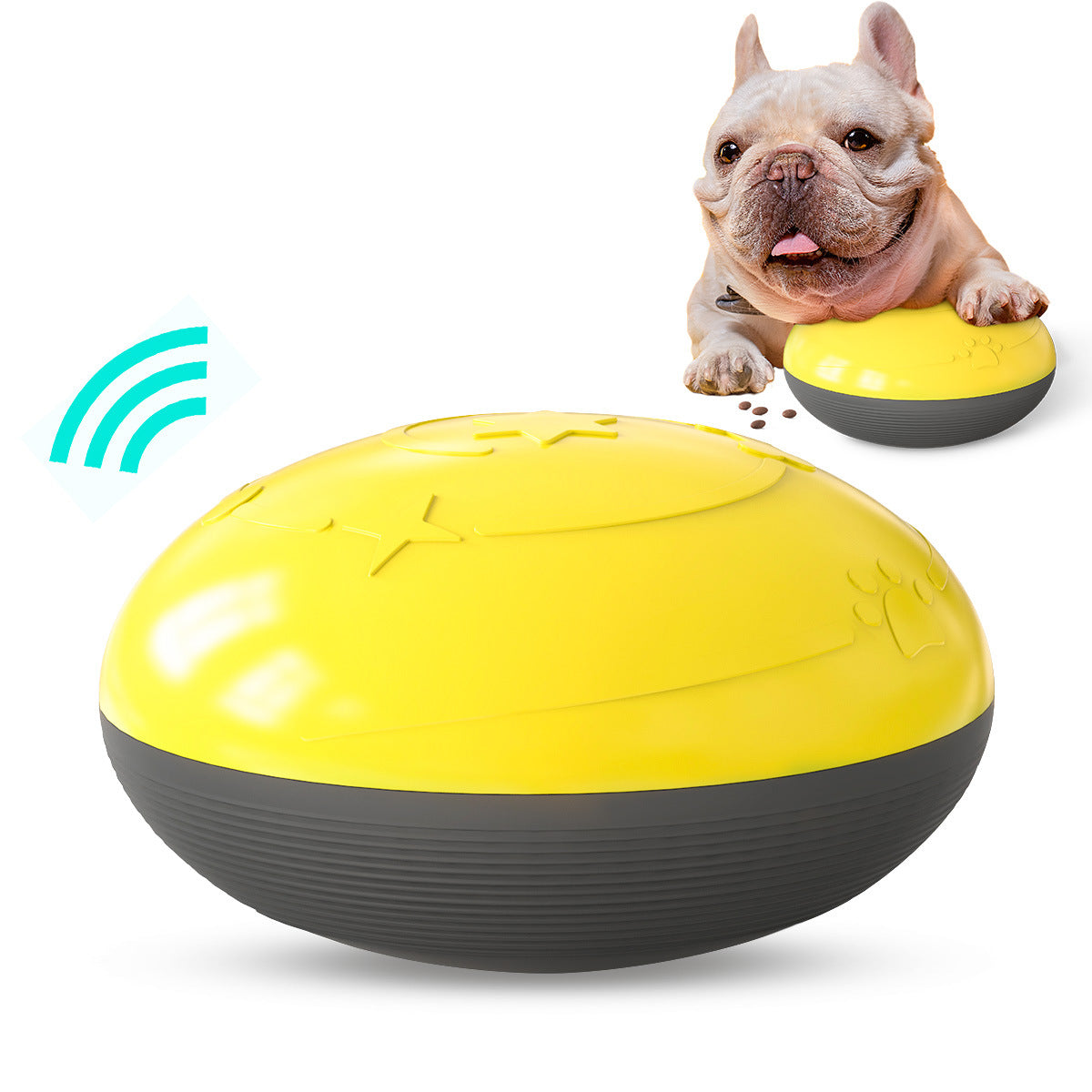 Durable Dog Sound Toy with Food Dispensing Ball