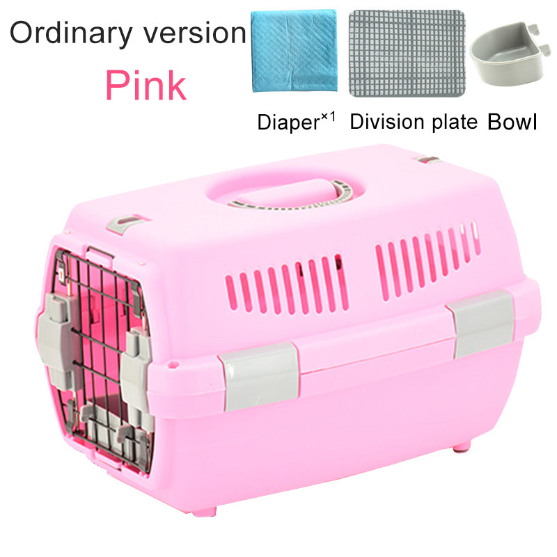 Portable Pet Airline Carrier for Dogs and Cats