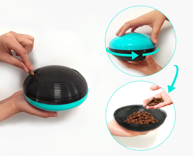 Durable Dog Sound Toy with Food Dispensing Ball