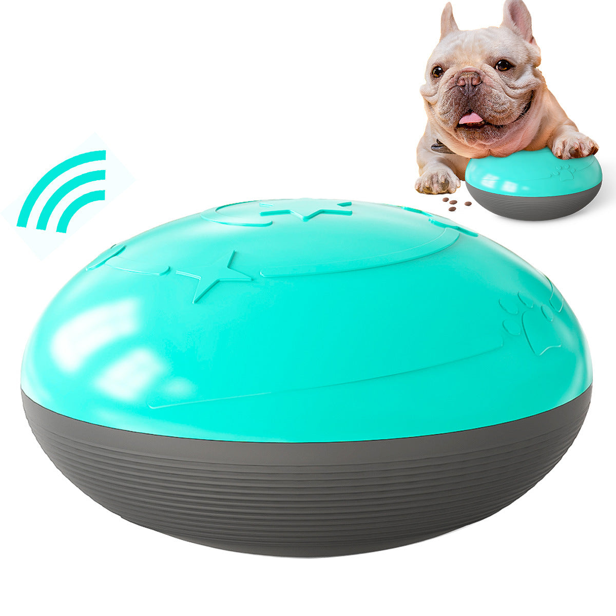 Durable Dog Sound Toy with Food Dispensing Ball