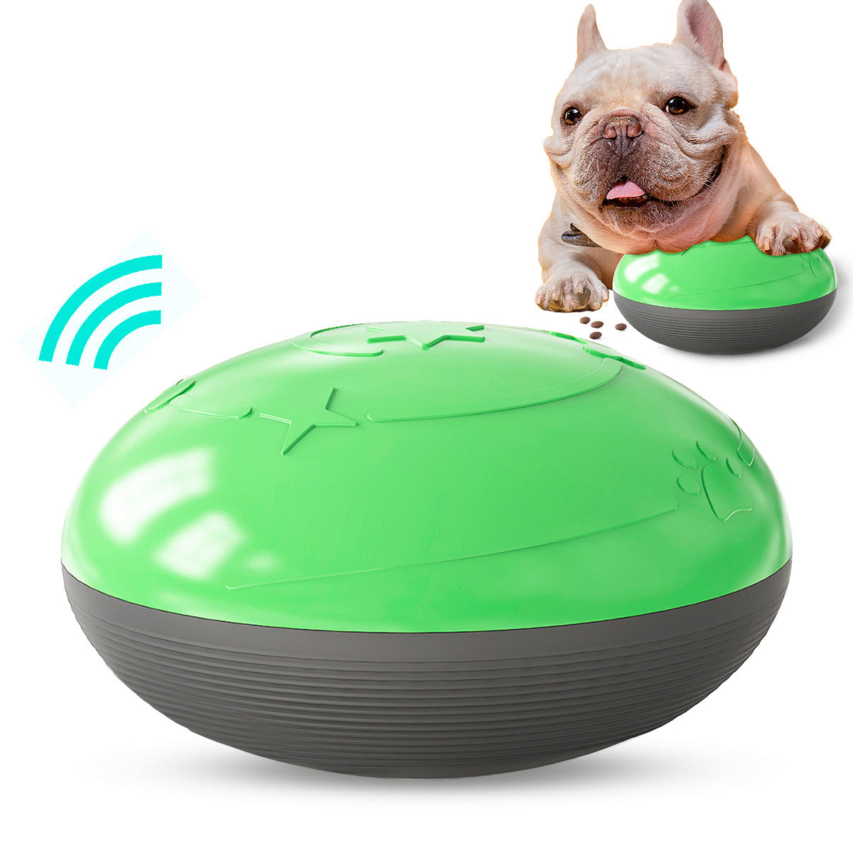 Durable Dog Sound Toy with Food Dispensing Ball