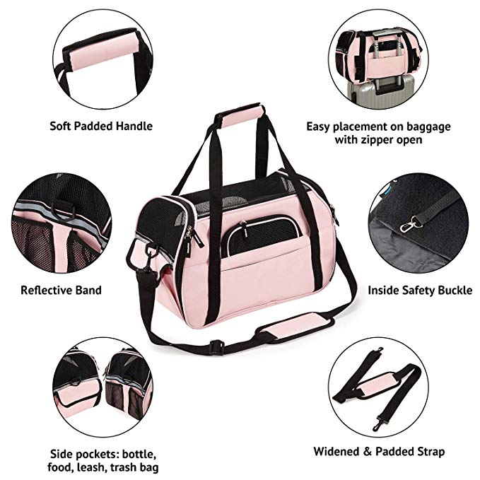 Cat Carrier Bag for Pet Travel and Outdoor Use