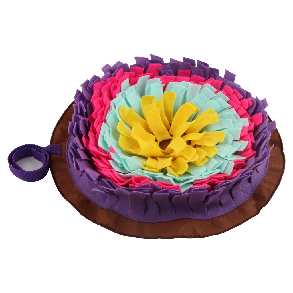 IFOYO Pet Snuffle Mat for Dogs Interactive Feed Game for Boredom Small Dog Training Pad Pet Nose Work Blanket Non Slip Pet Activity Mat for Dog Treat Dispenser Indoor Outdoor Stress Relief