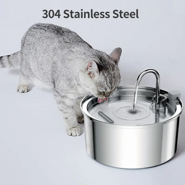 Stainless Steel Automatic Pet Water Dispenser Fountain