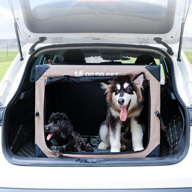 DODOPET Car Dog Crate - Foldable Pet Tent for Large Dogs