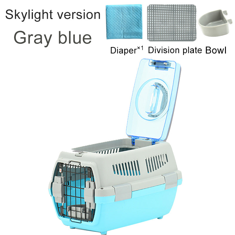 Portable Pet Airline Carrier for Dogs and Cats