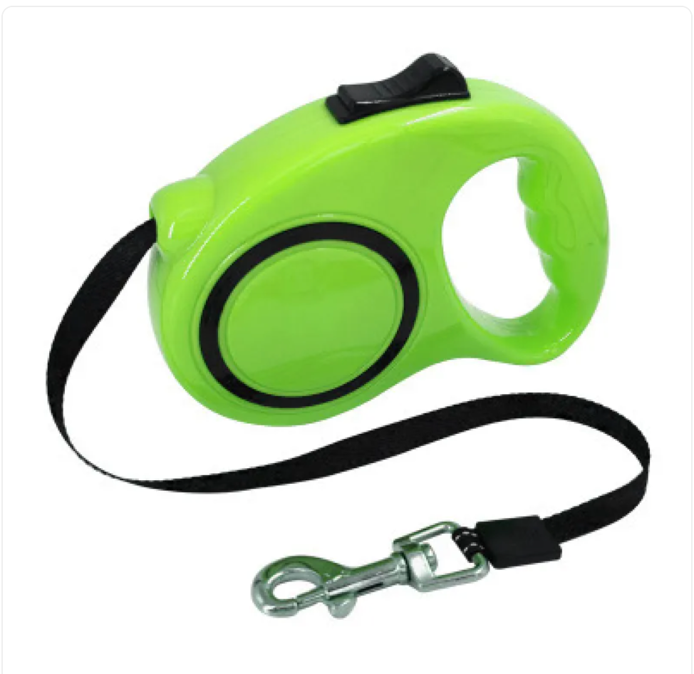 Pet Automatic Retractable Leash with Bone Print