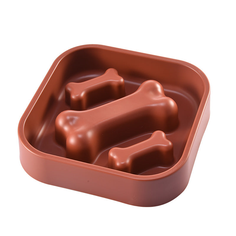 Pet Slow Food Bowl for Puppies - Anti-Choking Feeder