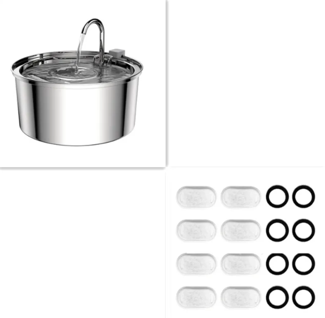 Stainless Steel Automatic Pet Water Dispenser Fountain